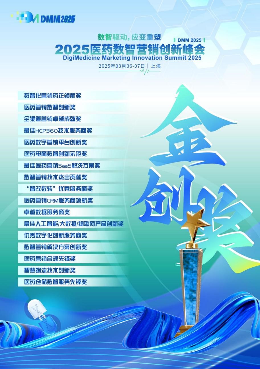 2025医药数智营销奖项